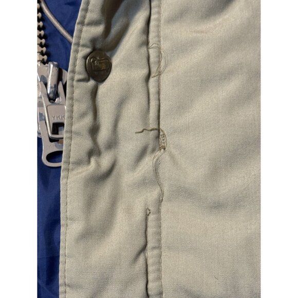 Woolrich Mens Large Tan Jacket With Pockets & Snap Buttons - Picture 9 of 9